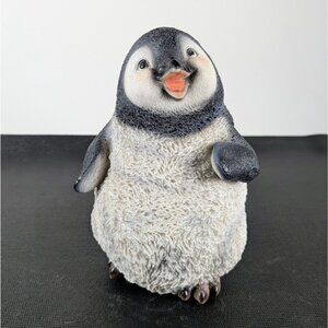 Walking Penguin, Hi-Line Gift LTD. - 20cm Tall Resin Sculpture - Winter Decor